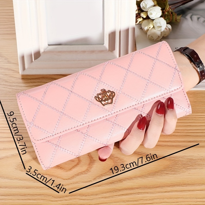Tassel Decor Long Wallet, Foldable Solid Color Clutch Purse, Simple Mobile  Phone Bag With Card Slots - Temu