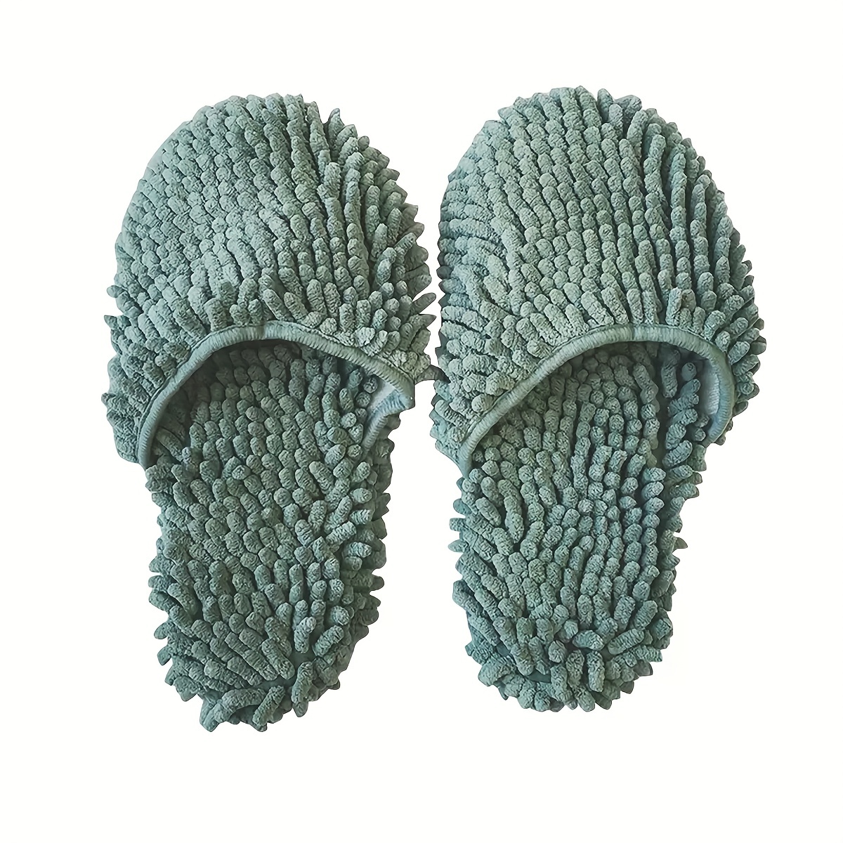 Slippers, Household Chenille Mop Slippers, Absorbent Non-slip Floor Cleaning Mopping Lazy Slippers, Cleaning Supplies, Cleaning Tool, Back School Supplies - Temu