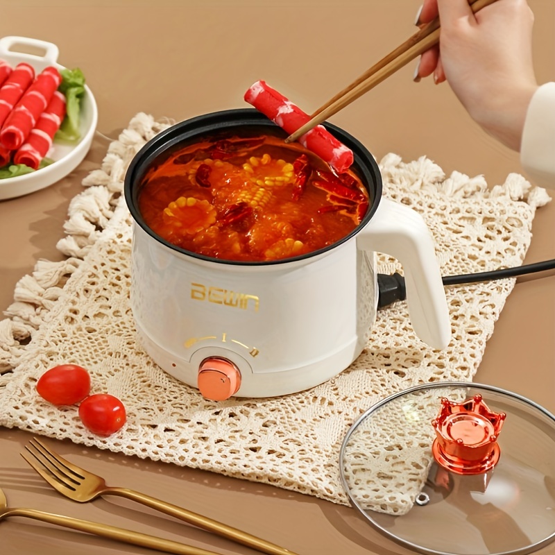 Topwit Electric Hot Pot, Mini Ramen Cooker, 1.6L Noodles Pot
