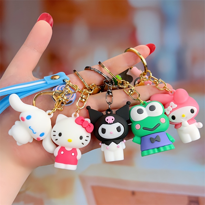 

Series Cartoon Decor Keychain Cute Resin Decor Keychain, For Car Keys Bag Ornaments Decoration Party Gifts For Girls