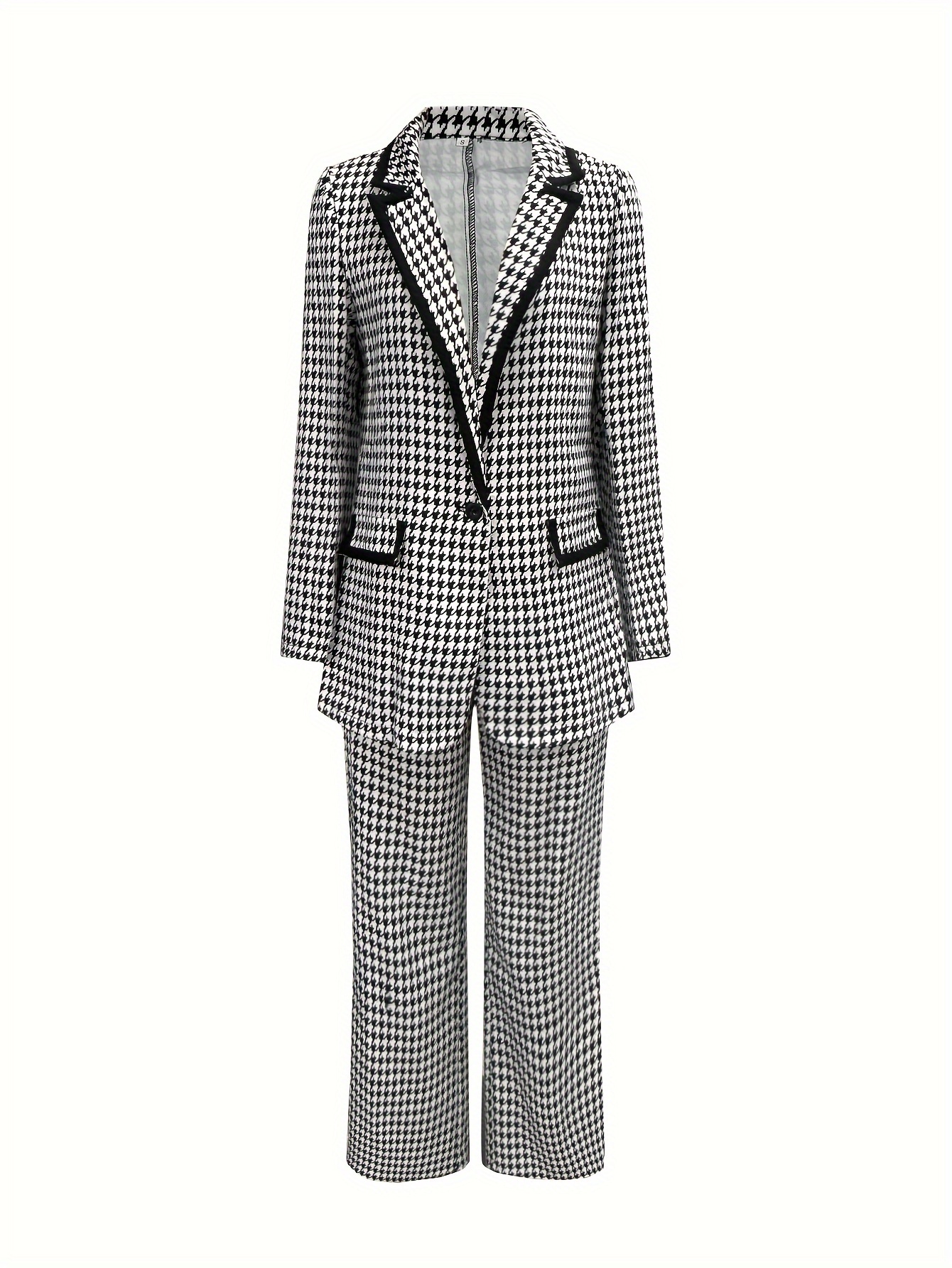 Houndstooth Trousers - Temu Canada