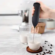 1pc electric milk frother mini milk foamer handheld electric whisk battery operated not included drink mixer hand mixer for coffee electric wireless blender for lattes cappuccino frappe chocolate portable foam maker for christmas gifts details 15