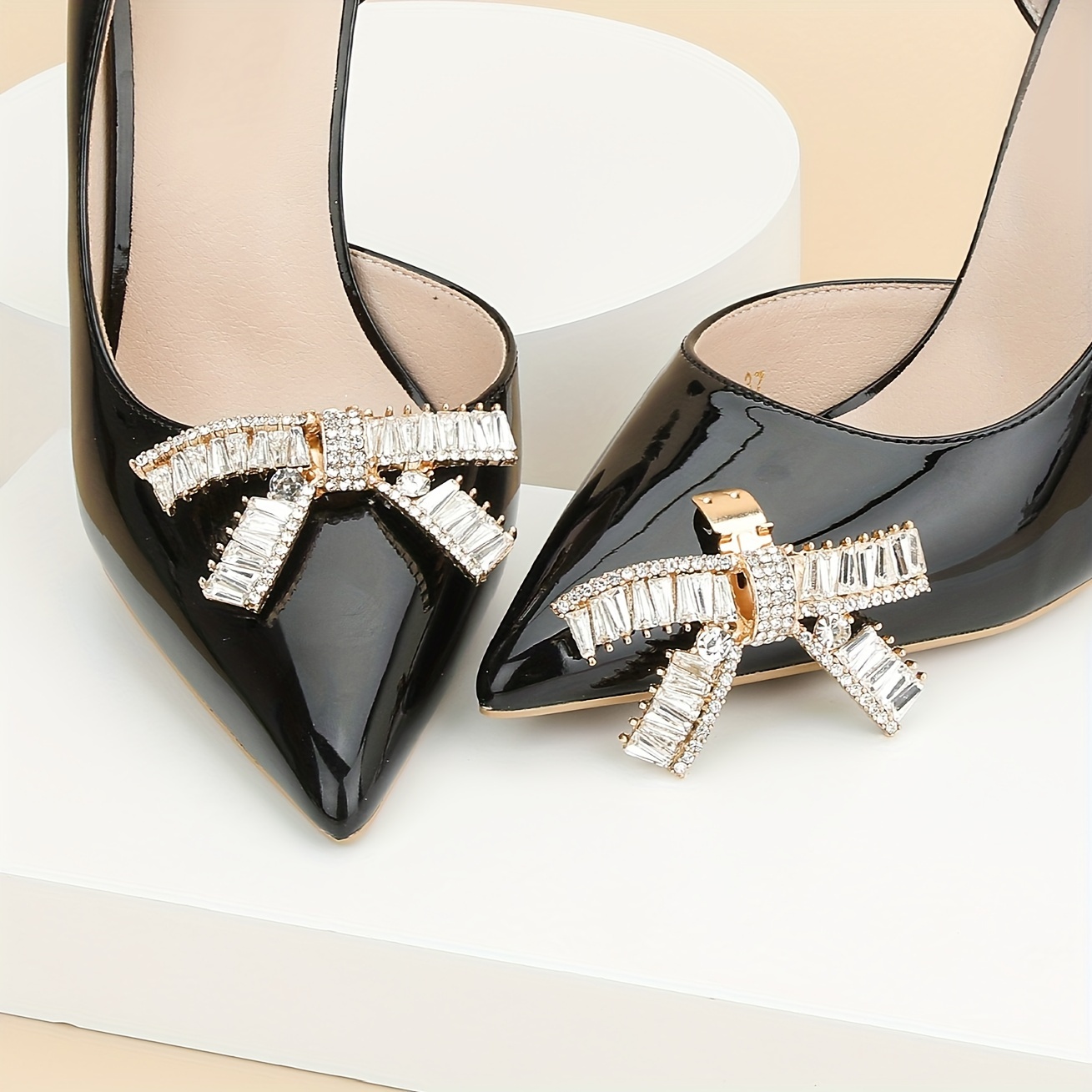 Black Velvet Bow Shoe Clips Handmade Shoe Embellishment Detachable Women  Wedding Party Shoe Accessories for Pumps Flats 2 Pcs