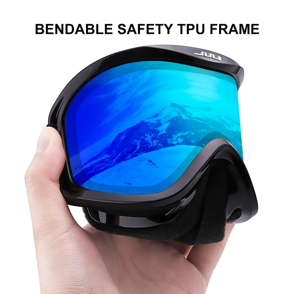 Maxjuli Ski Goggles: 100% Uv Protection, Anti-fog Dual Lens M2 For Men,  Women & Youth - Temu