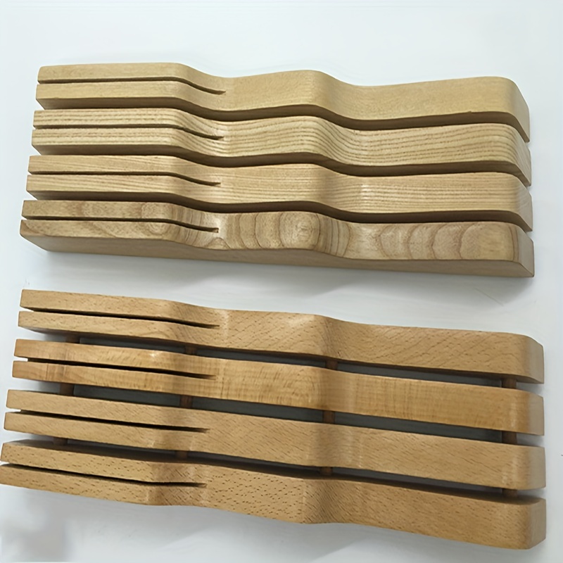 Inserto porta cuchillos de madera para cajones Rev-A-Shelf - Richelieu  Hardware