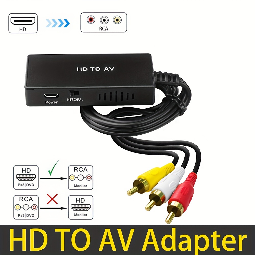  HDMI to RCA and HDMI Adapter Converter, NEWCARE HDMI