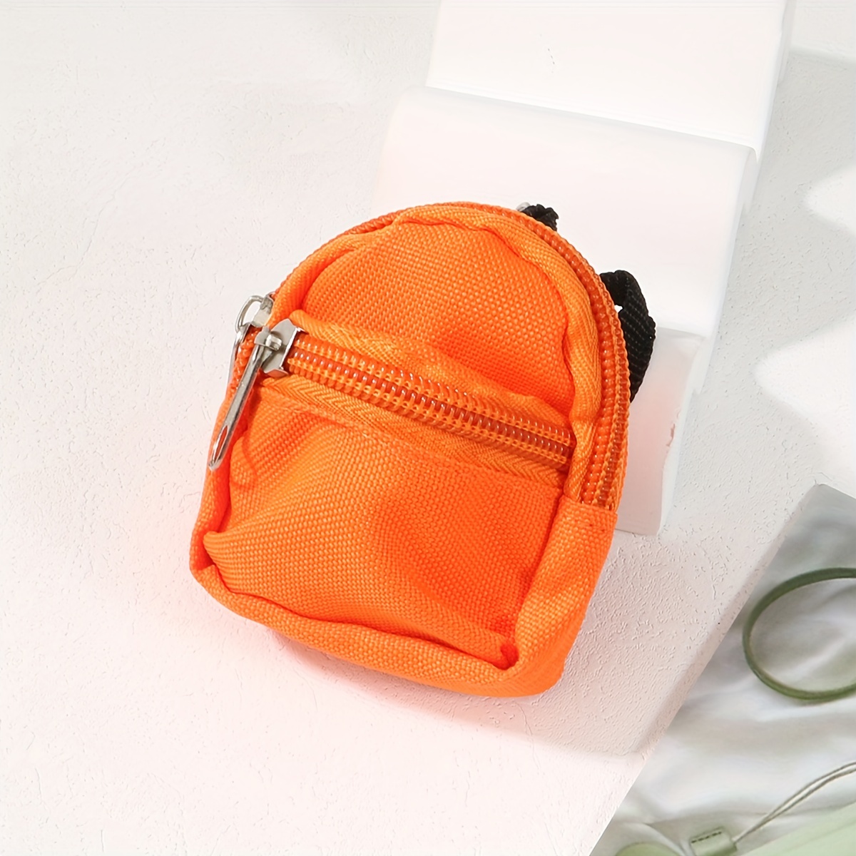 Mini Zipper Backpack Shaped Coin Purse Keychain Cute - Temu
