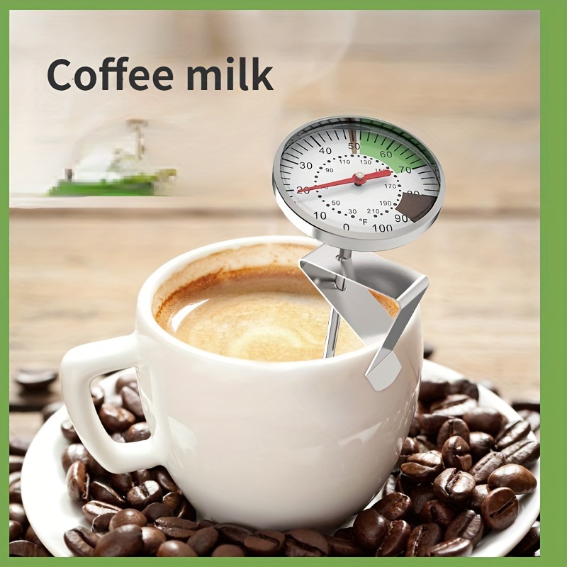 Precise Stainless Steel Coffee Thermometer With Clipable Pointer