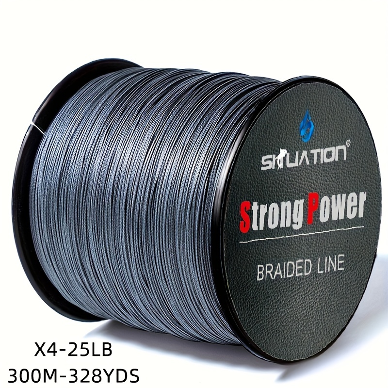 Ashconfish Super Strong Braided Fishing Line-4 Strands PE Fishing Wire  300M/328Yards Fishing String 6LB-Abrasion Resistant Zero Stretch Small  Diameter Fishing Thread-Army Green : : Sports & Outdoors