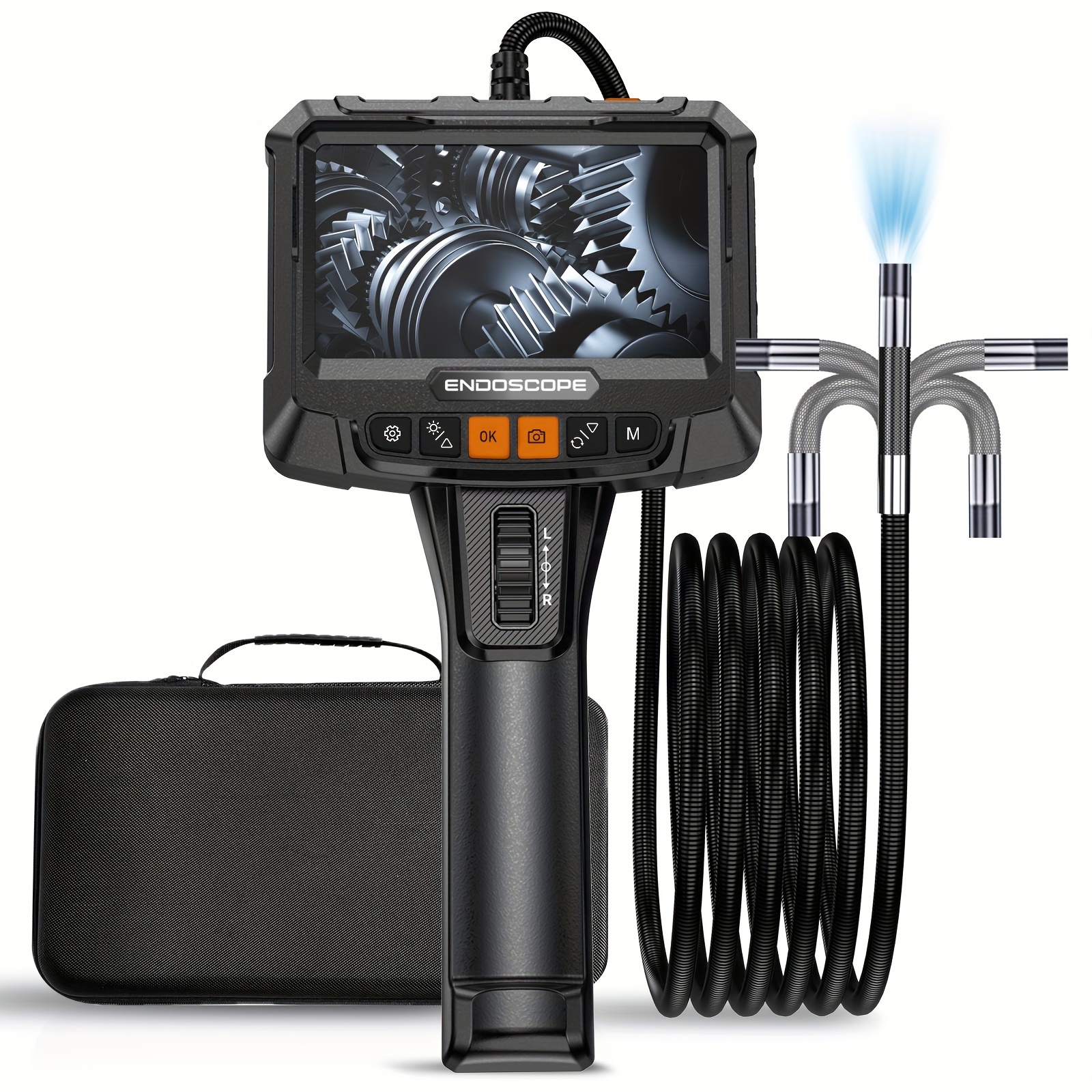 Inspection Camera With Light Digital Industrial Borescope - Temu