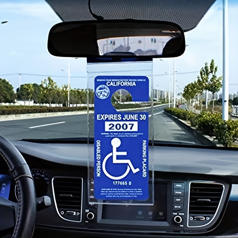Handicap parkausweis halter Ultra transparente Halterung - Temu Austria
