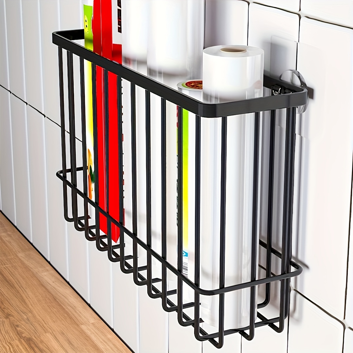 Plastic Bathroom Storage Rack, Kitchen Paste Organizer