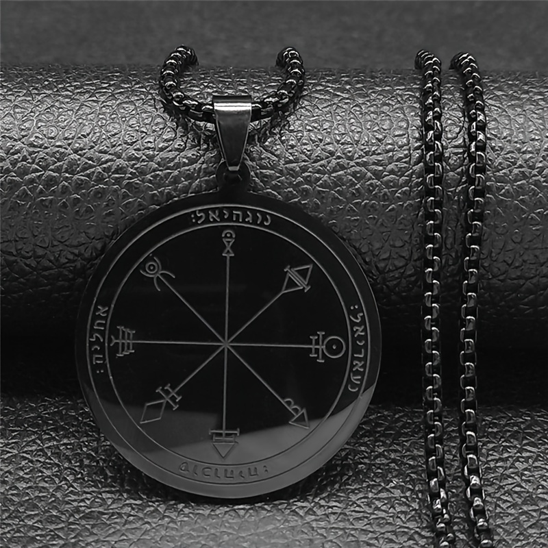 Solomon Fortune Seal Stainless Steel Necklace Pendant