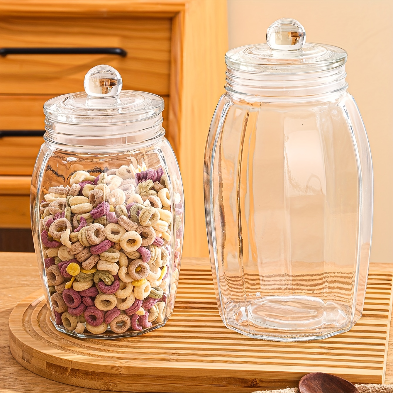 Mini Glass Penny Jar With Lid Candy Jar Cookie - Temu