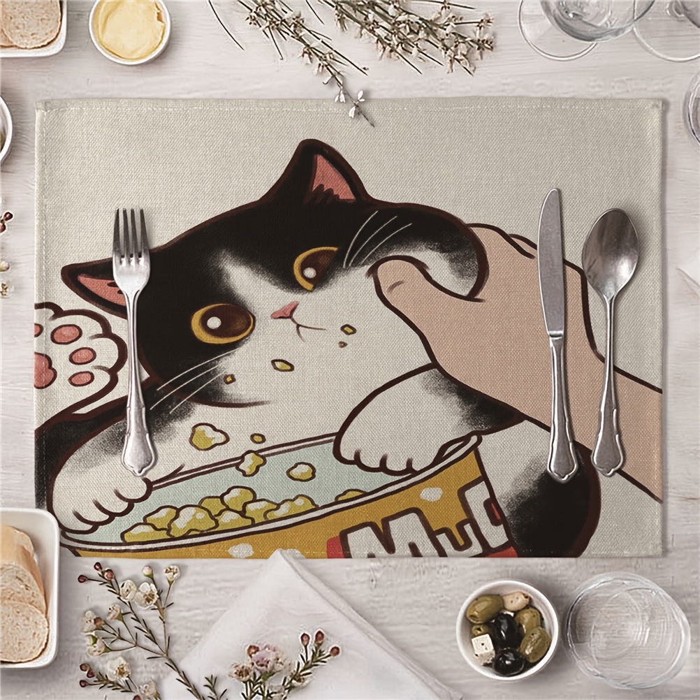 Kitchen Utensils Silicone Dining Mat Animal Shape Placemat Table