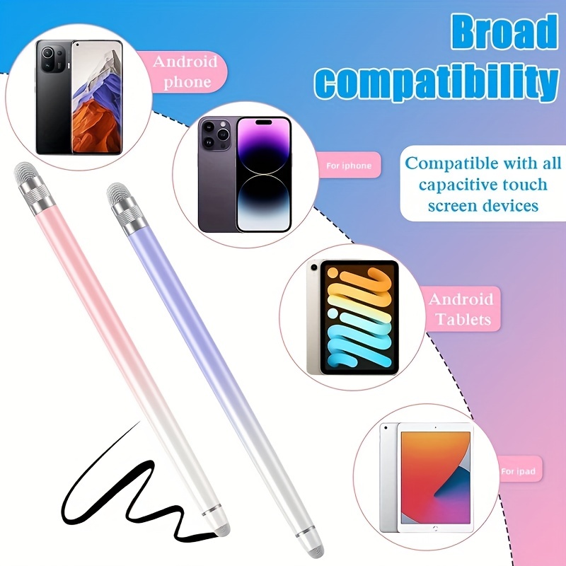 Stylus Pens for Touch Screens(3 Pcs), High Precision Magnetic Disc  Universal Stylus Pen for iPad Compatible with  Apple/iPhone/iPad/Android/Microsoft