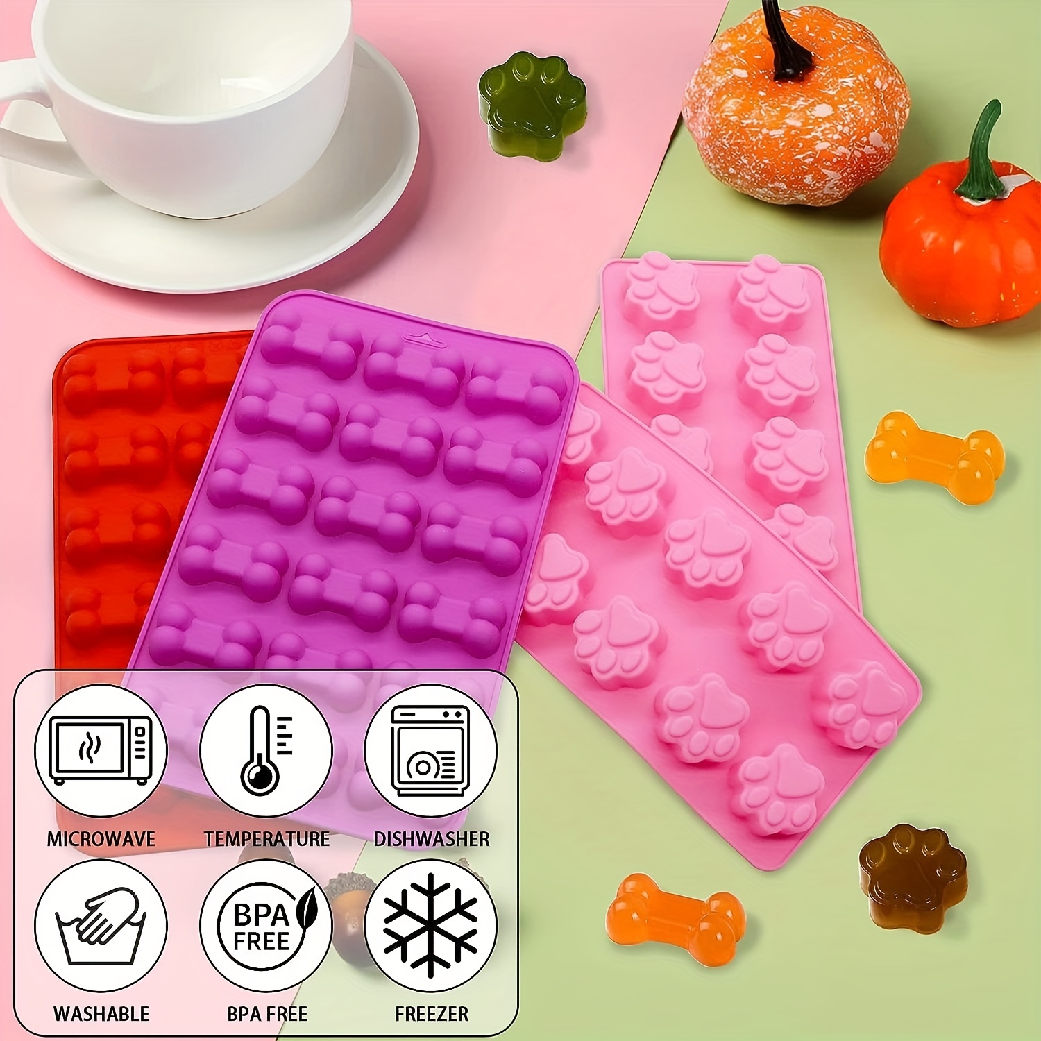 dog treat mould fondant craft Ice Cube Moulds Dog Treat Mould