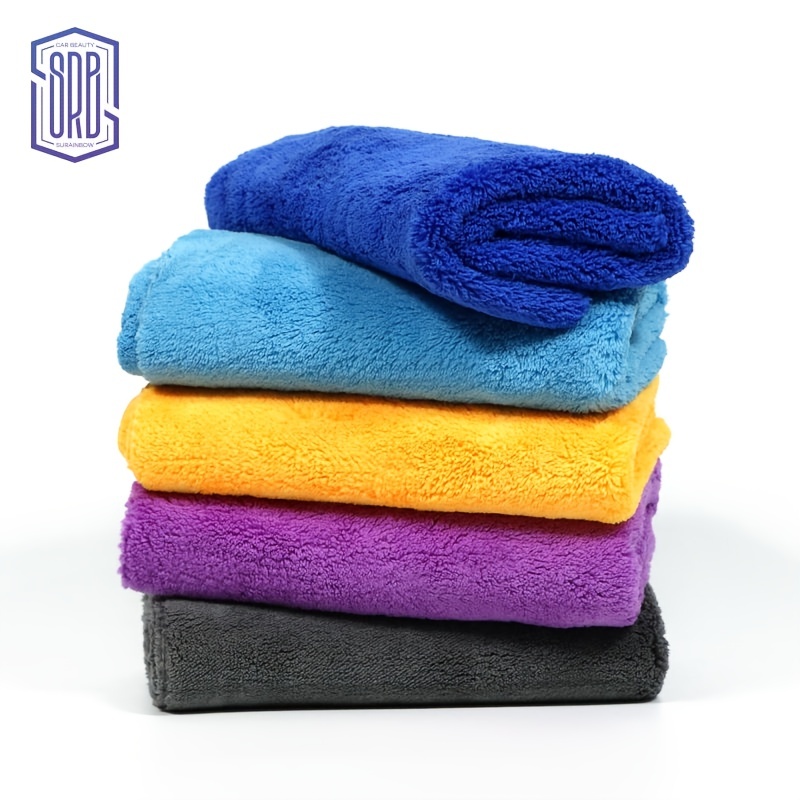 Comprar Paño de limpieza mágico engrosado, toallas de microfibra multiusos  reutilizables sin rayas, 5 uds.