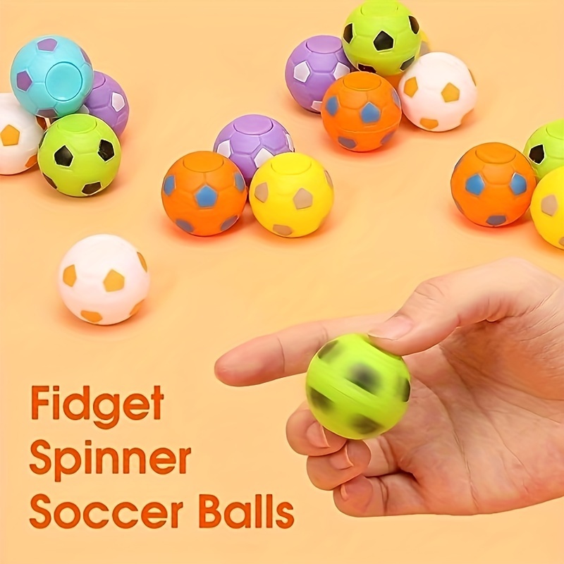 10 Piezas Mini Fidget Spinners Pelota Fútbol Juguetes - Temu Chile