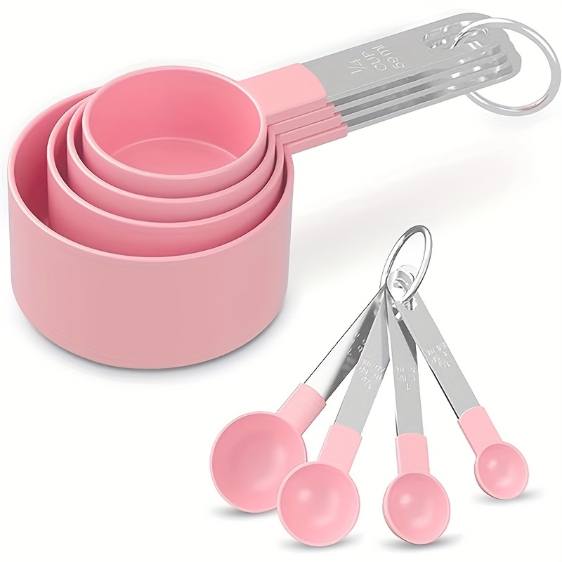 8pcs Set Measuring Cups And Measuring Spoons Set - Temu