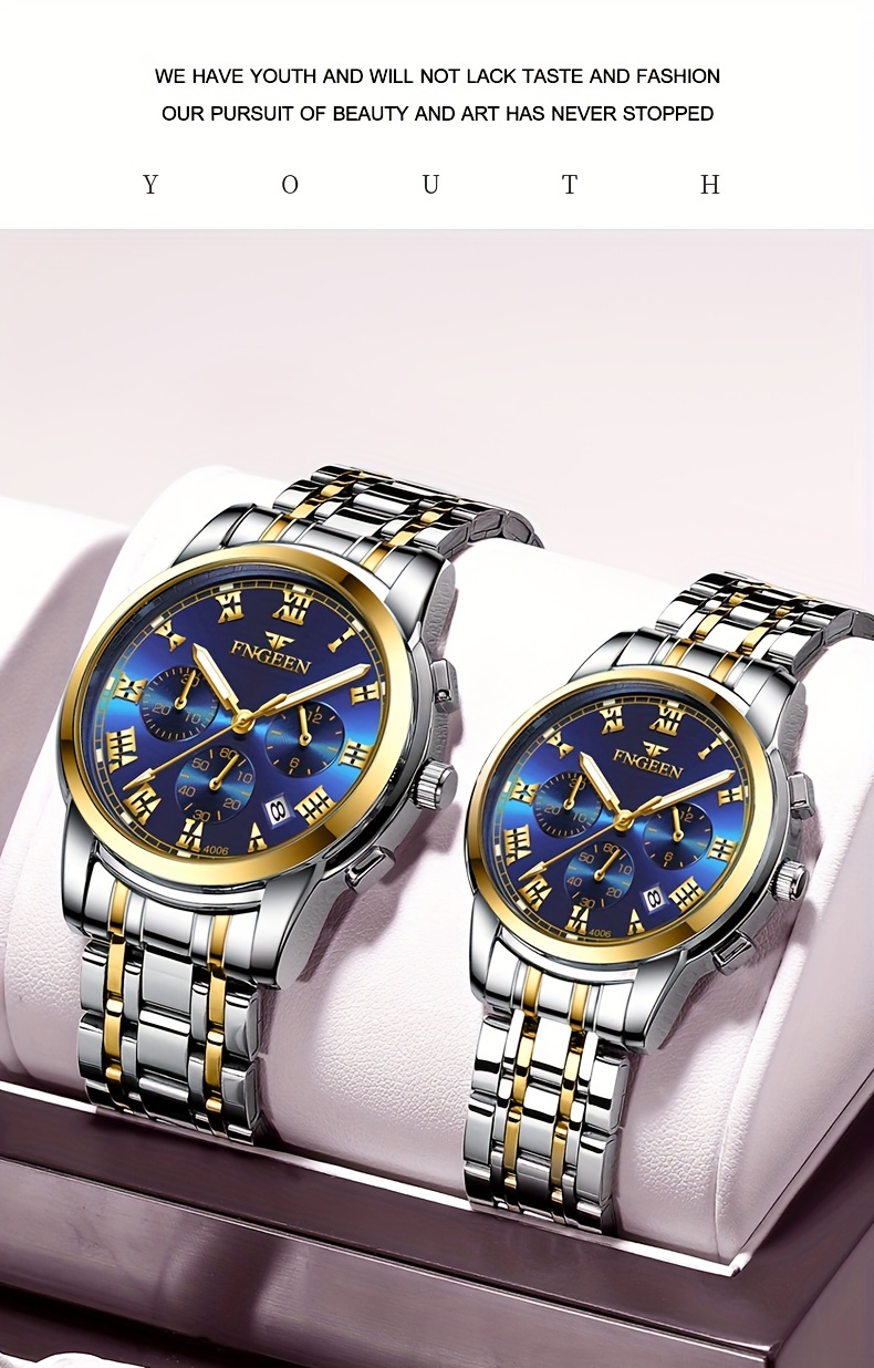 Fngeen Fully Automatic Mechanical Watch Trendy Waterproof Business