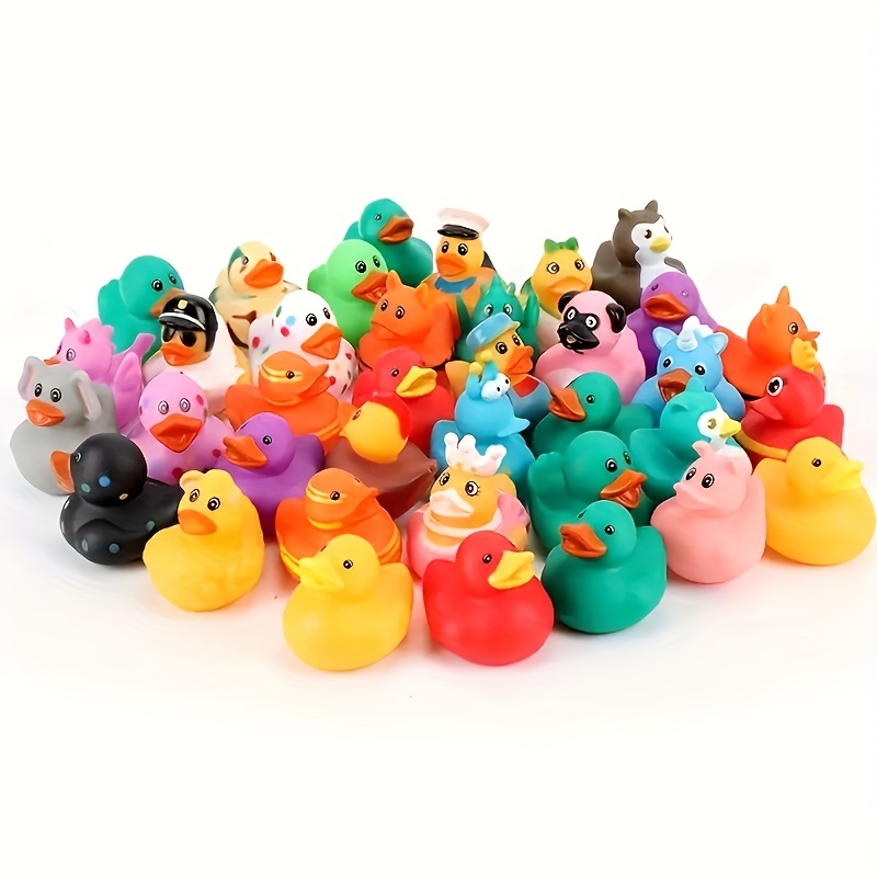 Assortment Rubber Duck Toy Duckies for Kids, Bath Birthday Gifts Baby  Showers Classroom Incentives, Summer Beach and Pool Activity, 2 (10-Pack)