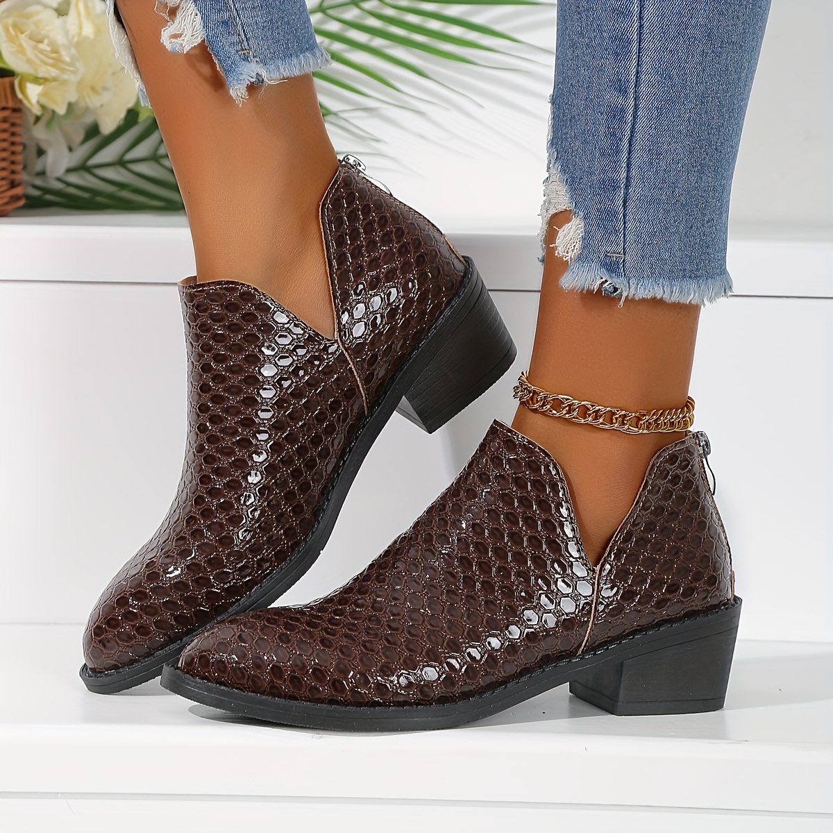 Trendy sale ankle booties