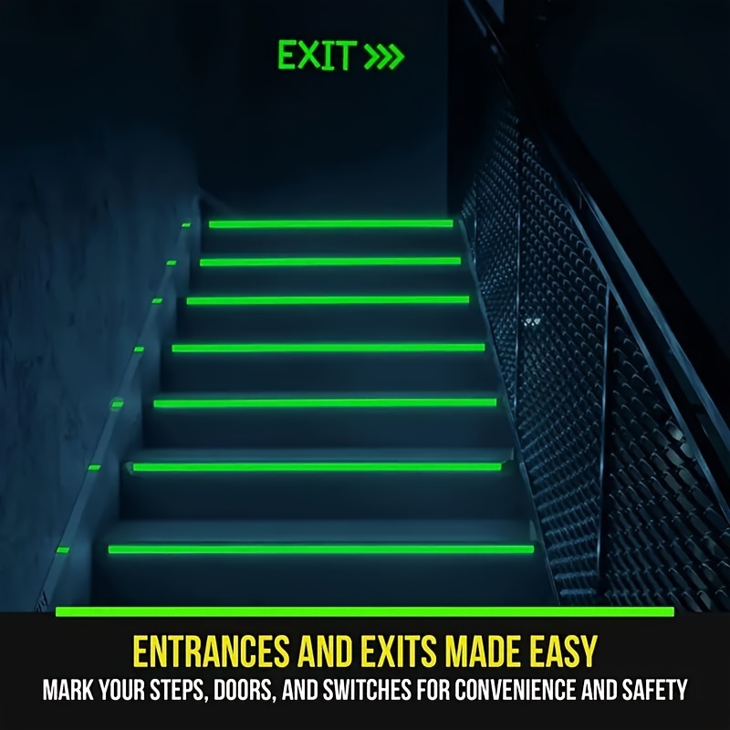 Luminous Tape Stage Green Bright Anti collision Tape