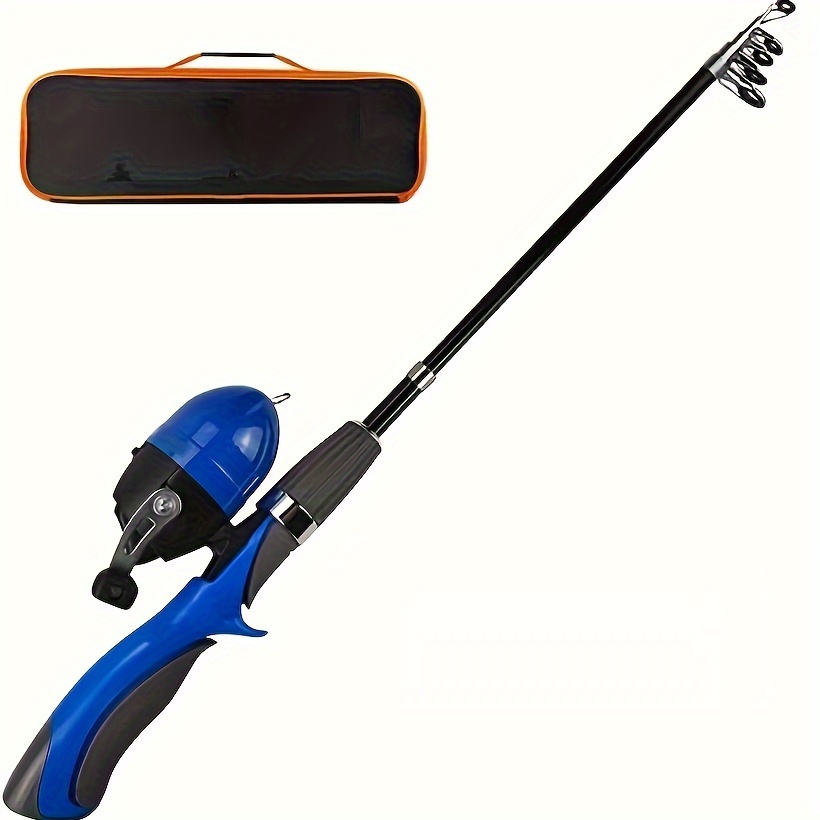 Portable Telescopic Fishing Rod Set Kids Complete Kit Reel - Temu