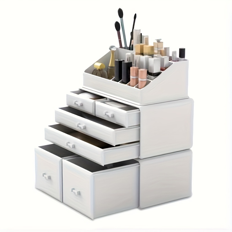 Cosmetics Storage Box Makeup Cabinet Drawer Desktop Small - Temu United  Kingdom