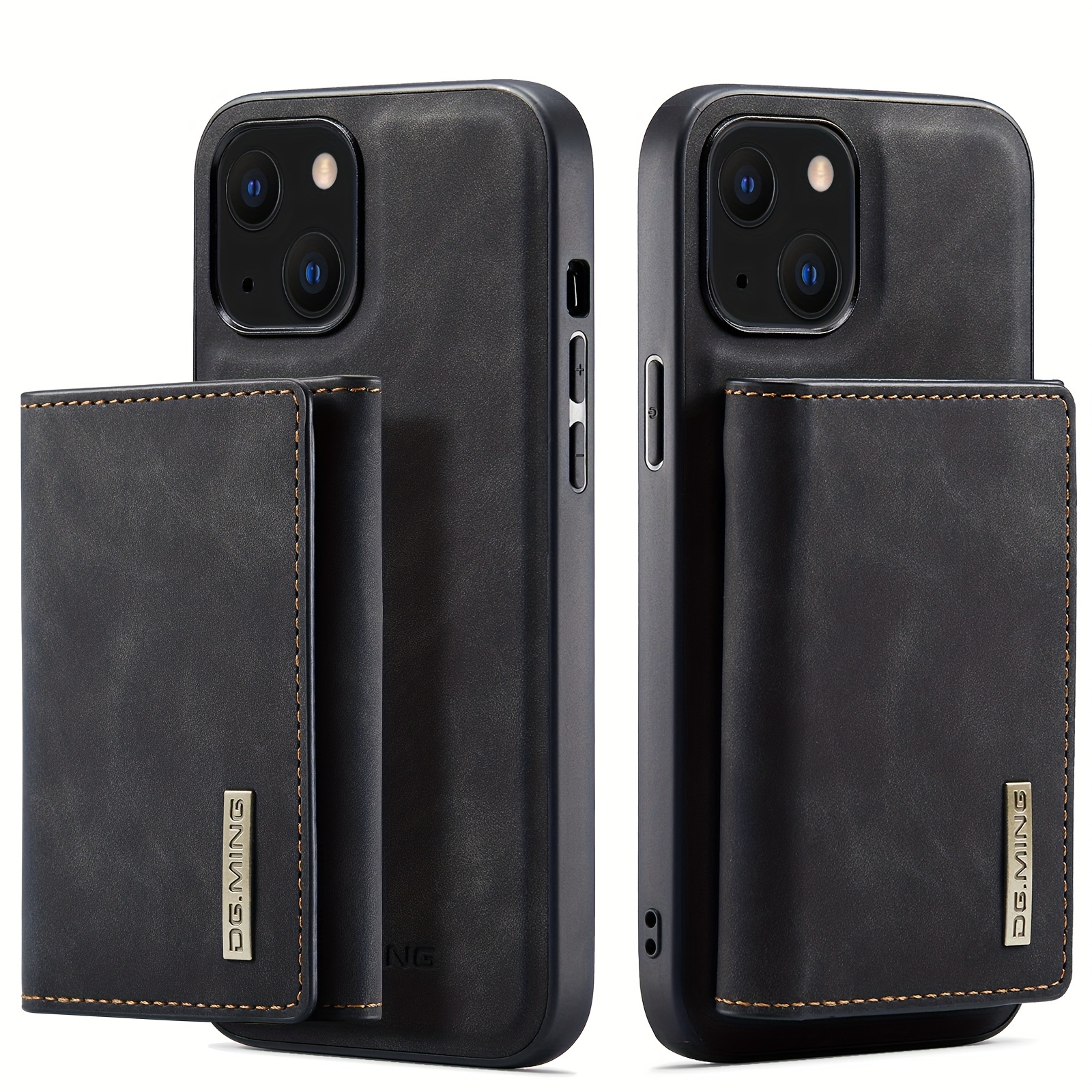 DG.MING 2in1 Magnetic Case PU Leather Case Divide Wallet Bag Back