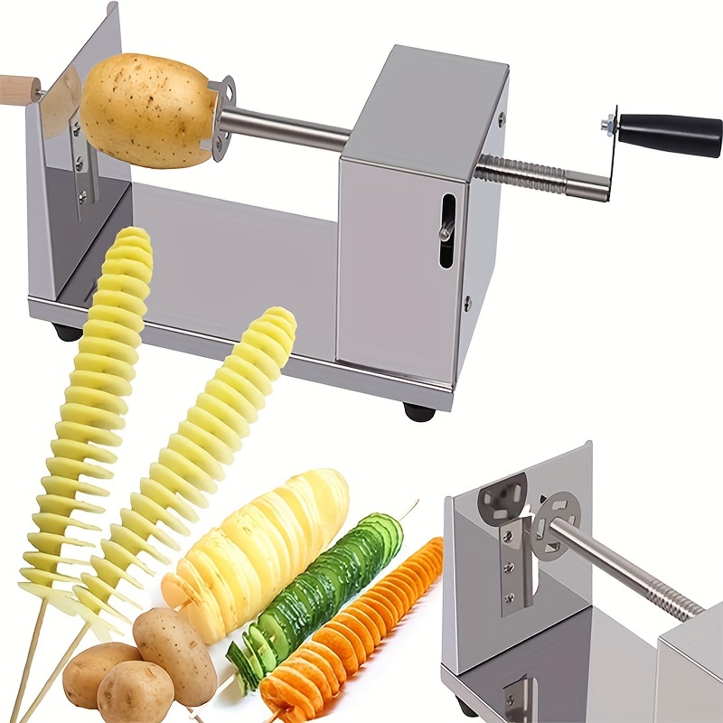 1pc Stainless Steel Manual Potato Cutter, Cucumber Slicer, French Fry  Maker, Vegetable Slicing Tool