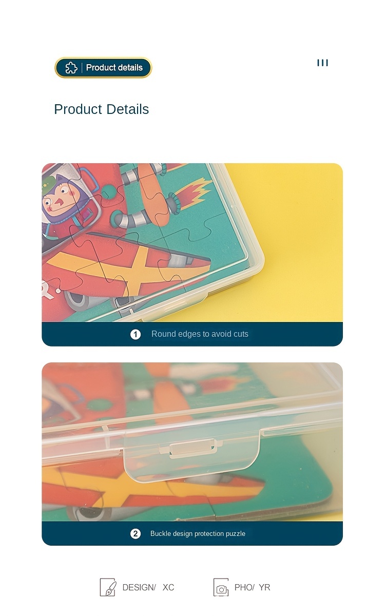 Boîte de rangement transparente pour Puzzle, boîte de rangement  multifonctionnelle pour démontage de jouets, boîte de finition pour  fichiers de certificat domestique - Temu Canada