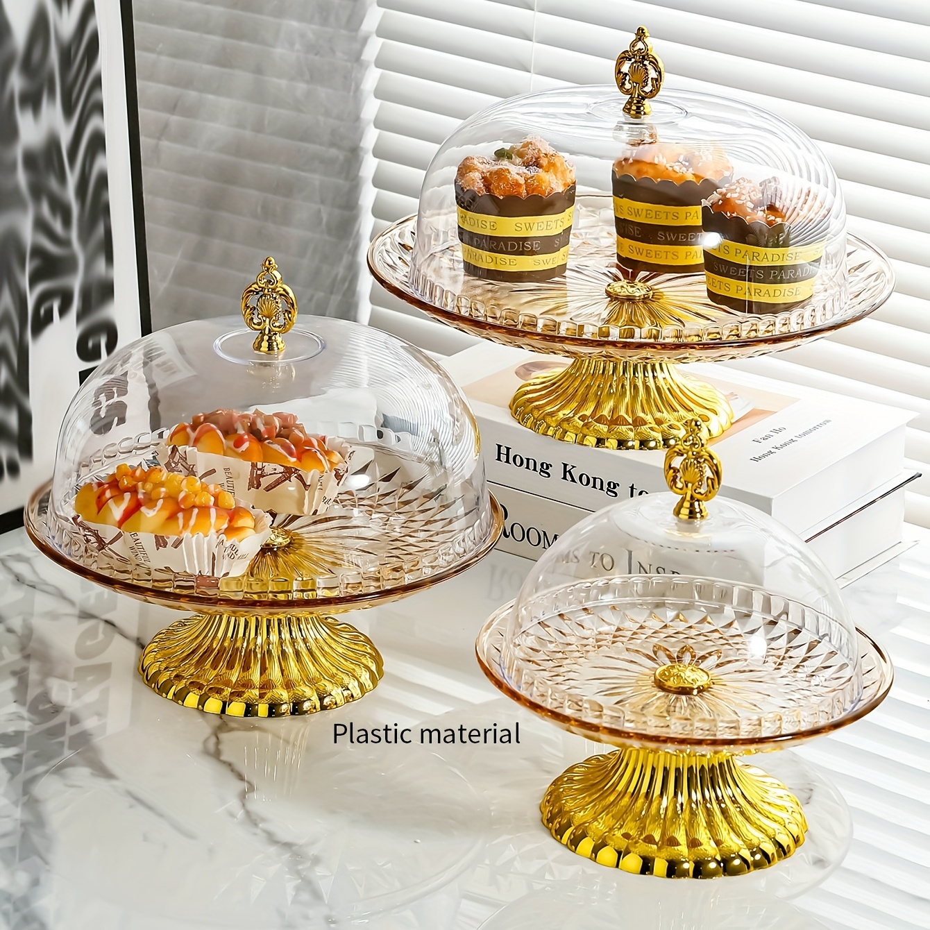 CAKE DECOR™ Round Lace White Metal Fancy Cake Display Stand & Cup Cake –  Arife Online Store