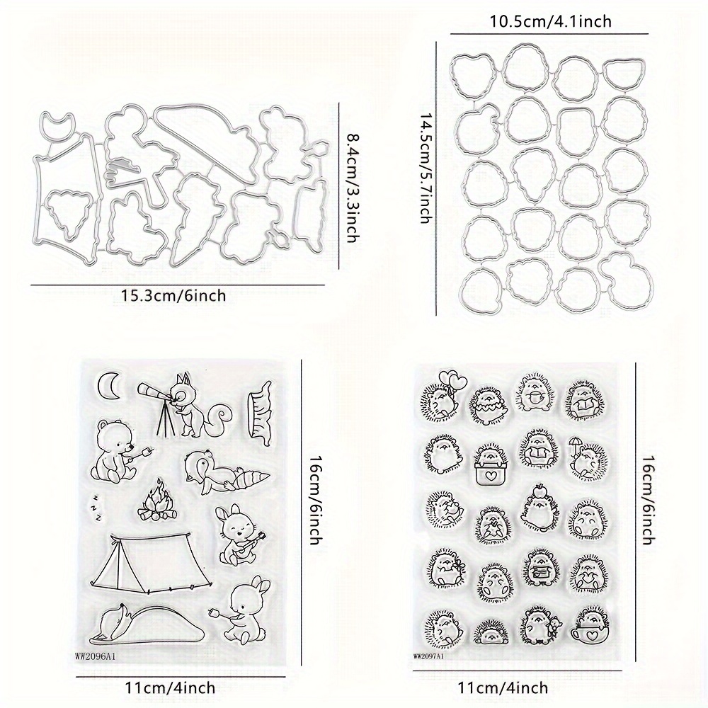 Stamps And Dies 2023 2024 For Card Making Metal Cutting Dies - Temu