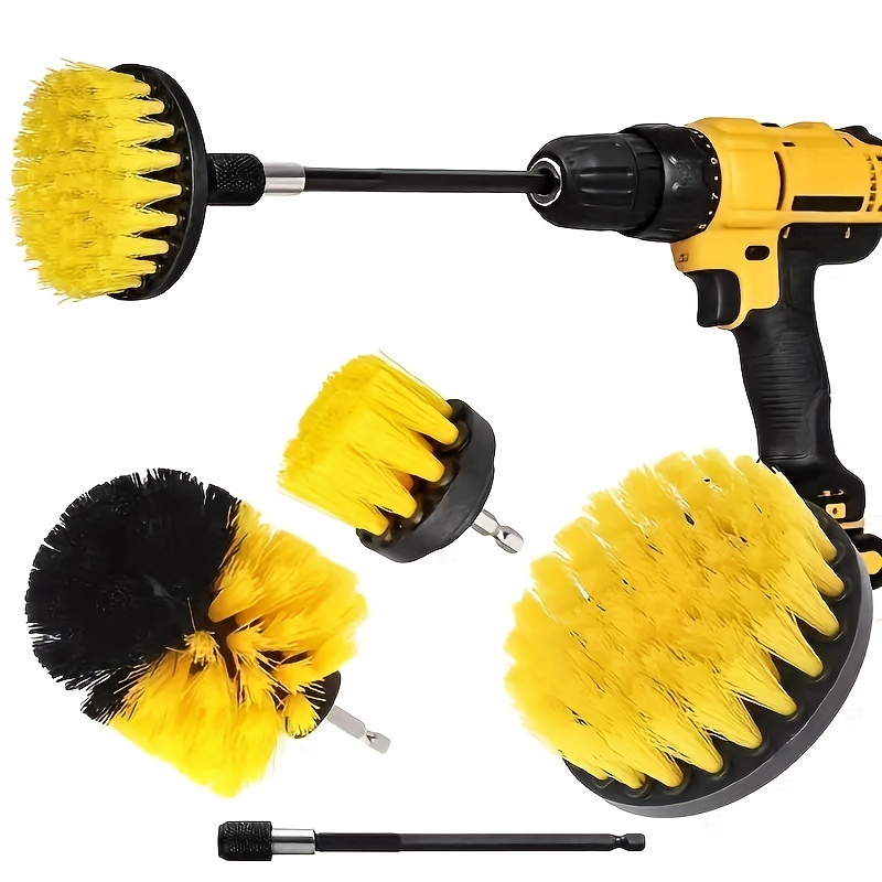 Electric Drill Brush Head Set Perfect For Kitchen Floor Car - Temu