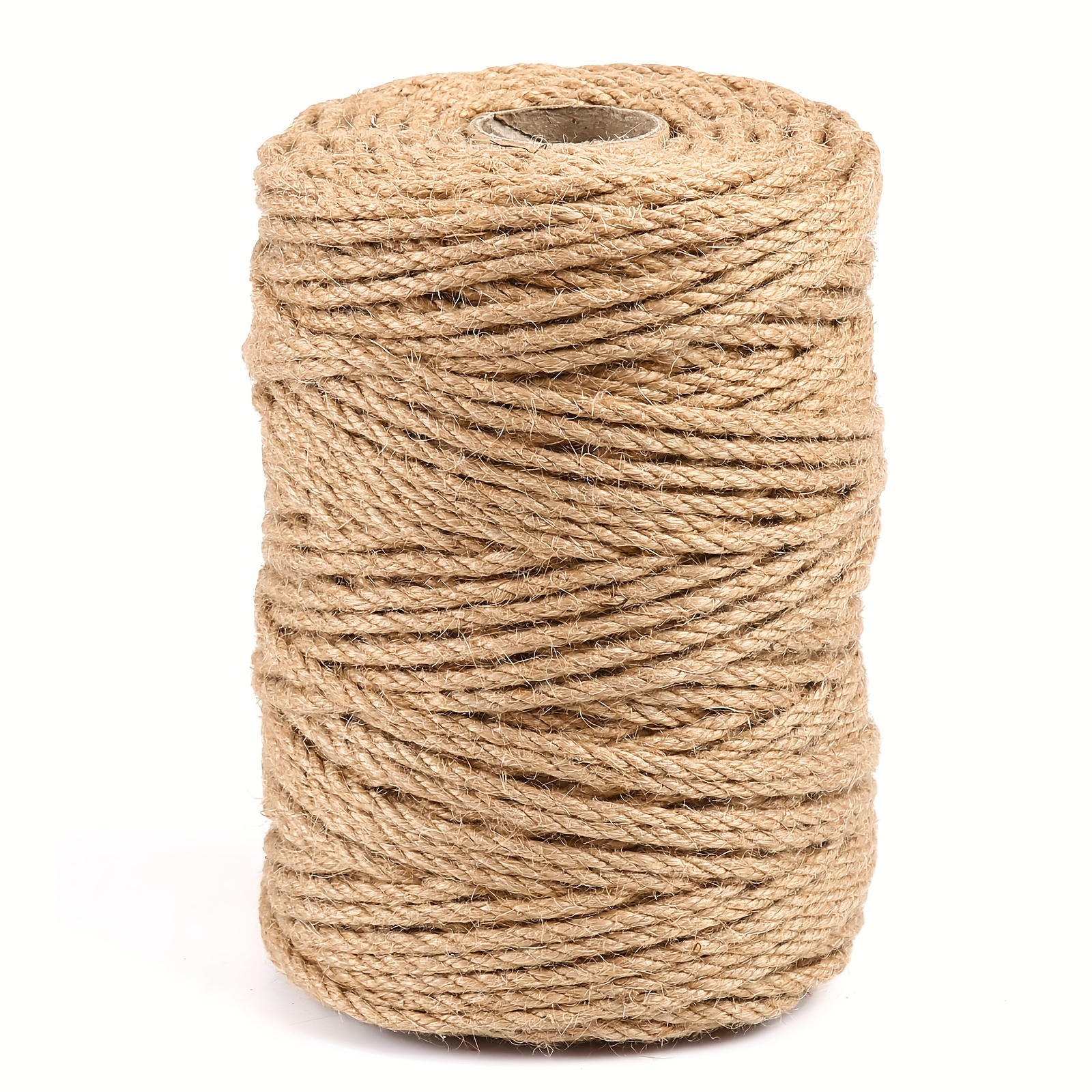 Nautical Rope for Crafts 100 Feet 5mm, Thick Hemp Jute Twine