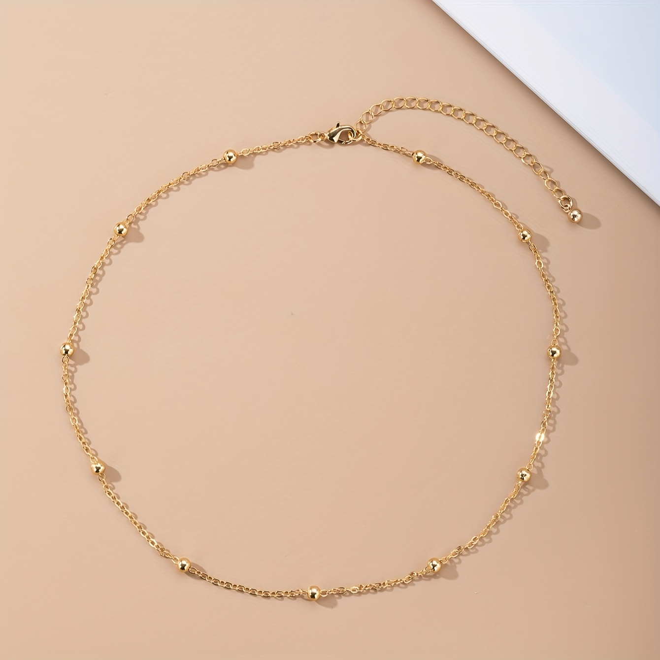 Chaîne Figaro Collier Homme Plaqué Or 24 Carats Solide Bijoux Hommes 10mm De Large, 24 Pouces