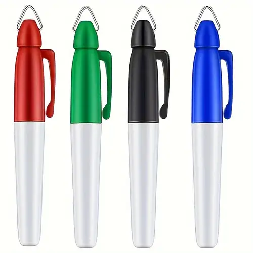10 Pieces Mini Permanent Markers With Golf Keychain Clips For Badge Medium  Point Ink Pens For Office School Supplies Outdoor Activities - Office & School  Supplies - Temu