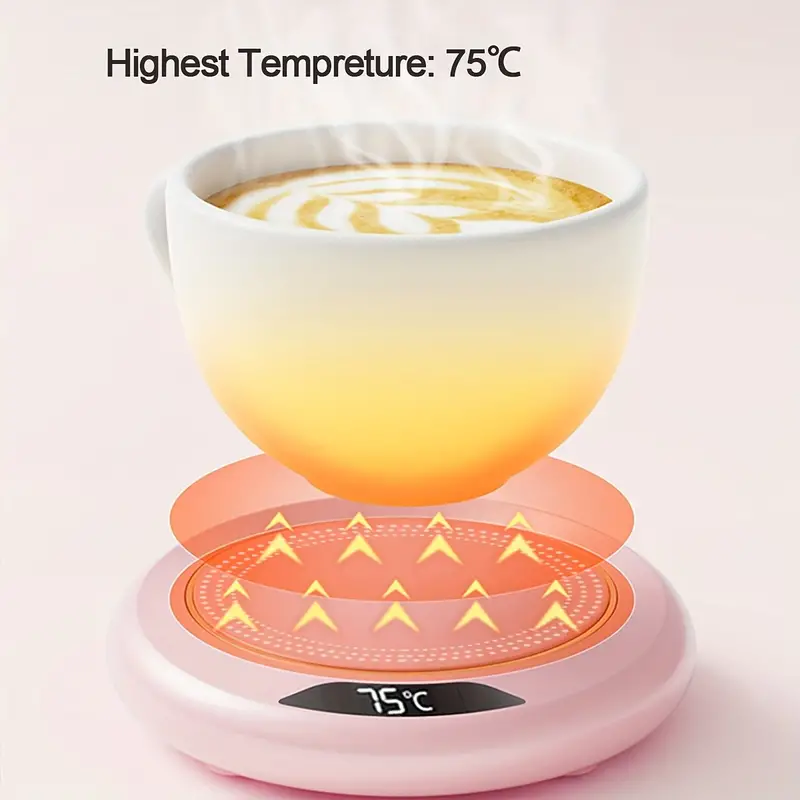 Portable Usb Coffee Mug Warmer With Auto Shut Off Function Electric Beverage  Warmer Gifts
