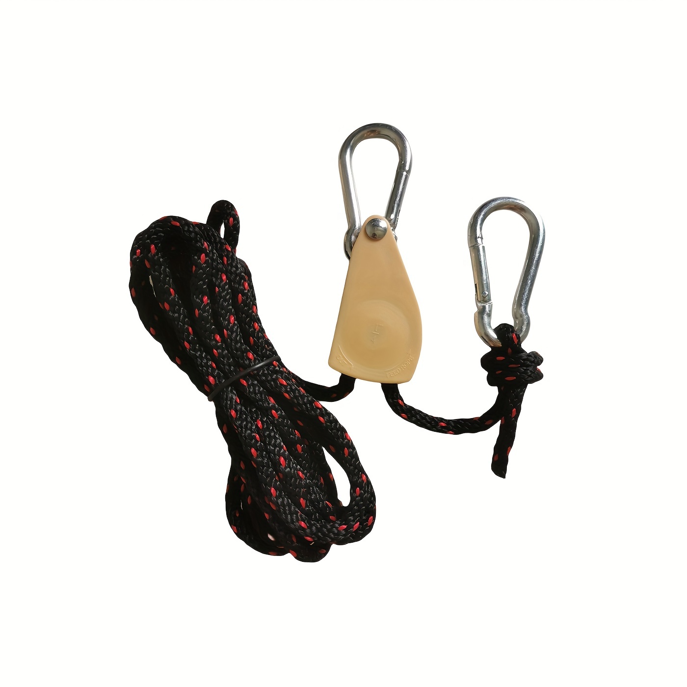 Tent Windproof Rope With Pulley Adjuster For Fixed Canopy Waterproof Rope  Buckle Sunshade Reflective Pull Rope Lamp Lanyard, Shop Now For  Limited-time Deals
