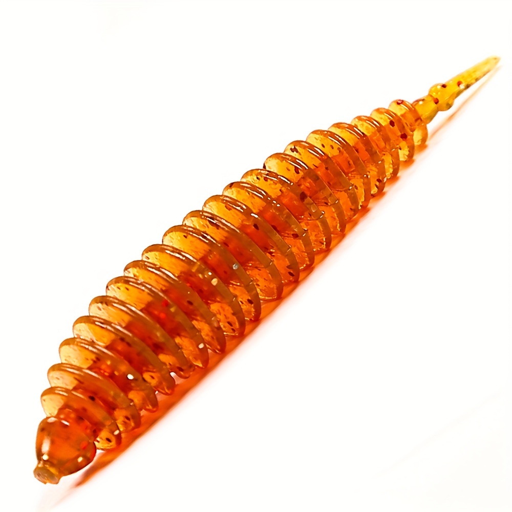 B u Soft Fishing Lure Silicone Baits Bass Trout Worm Shaped - Temu Canada