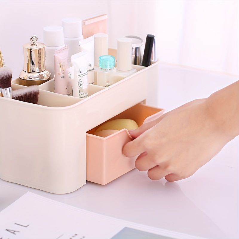 Organizador Maquillaje Caja Almacenamiento Productos Cuidado - Temu
