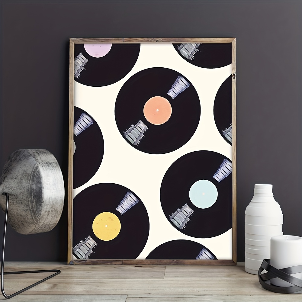 Blank Vinyl Records Decor, Wall Collage Kit Aesthetic Pictures, Album Cover  Posters Bedroom Decor For Teens Boys Girls, Rock And Roll Music Party  Decorations, Christmas, Halloween, Thanksgiving Day, Wedding Ideas Gift  (made