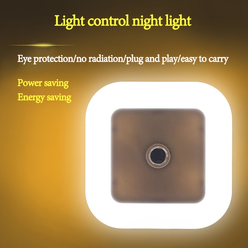 Energy saving Led Night Light Dusk Dawn Sensor Bathroom - Temu