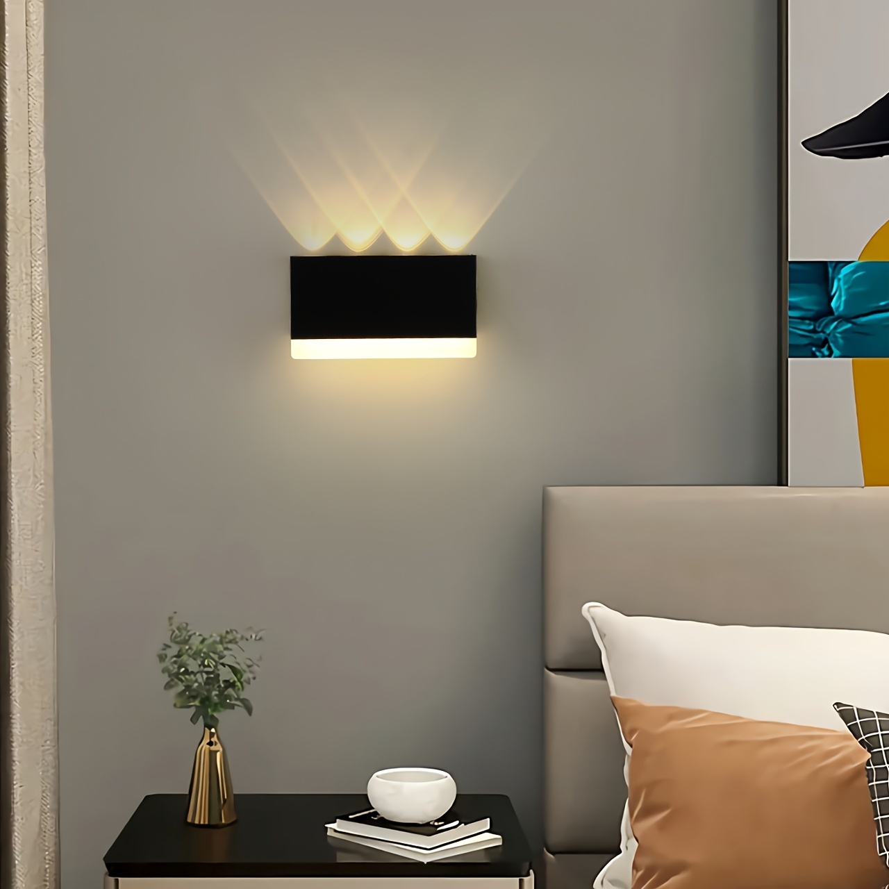 mounted bedside lamp