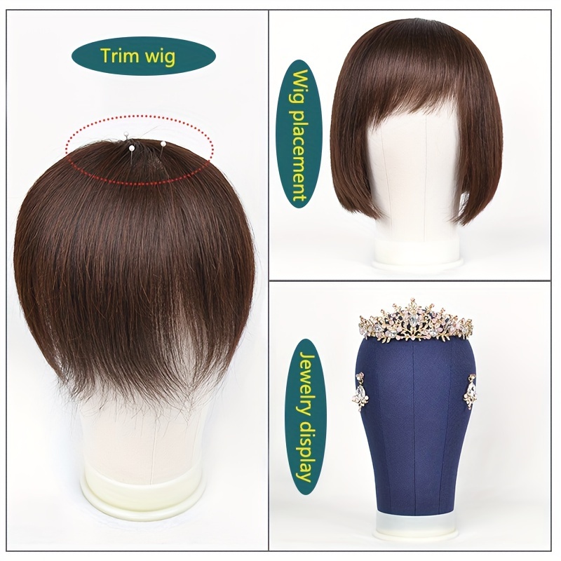 Canvas Wig Head Mannequin For Wig Making And Display - Temu