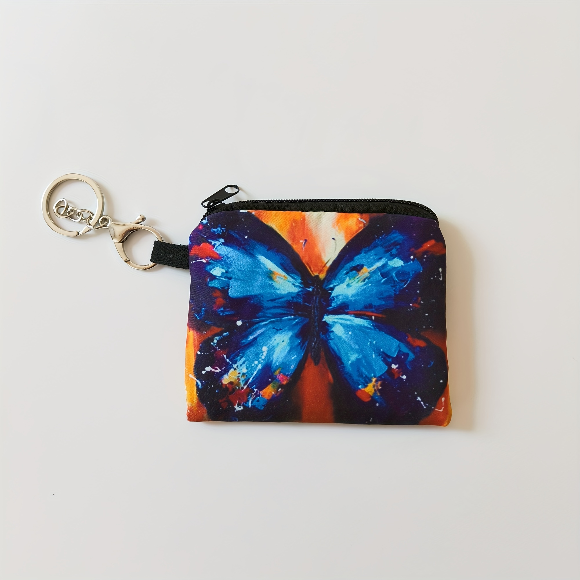 Boho Butterfly Coin Purse Keychain Animal Key Ring Purse Bag Backpack Car  Key Accessory Card Holder Gift For Mom - Temu Canada