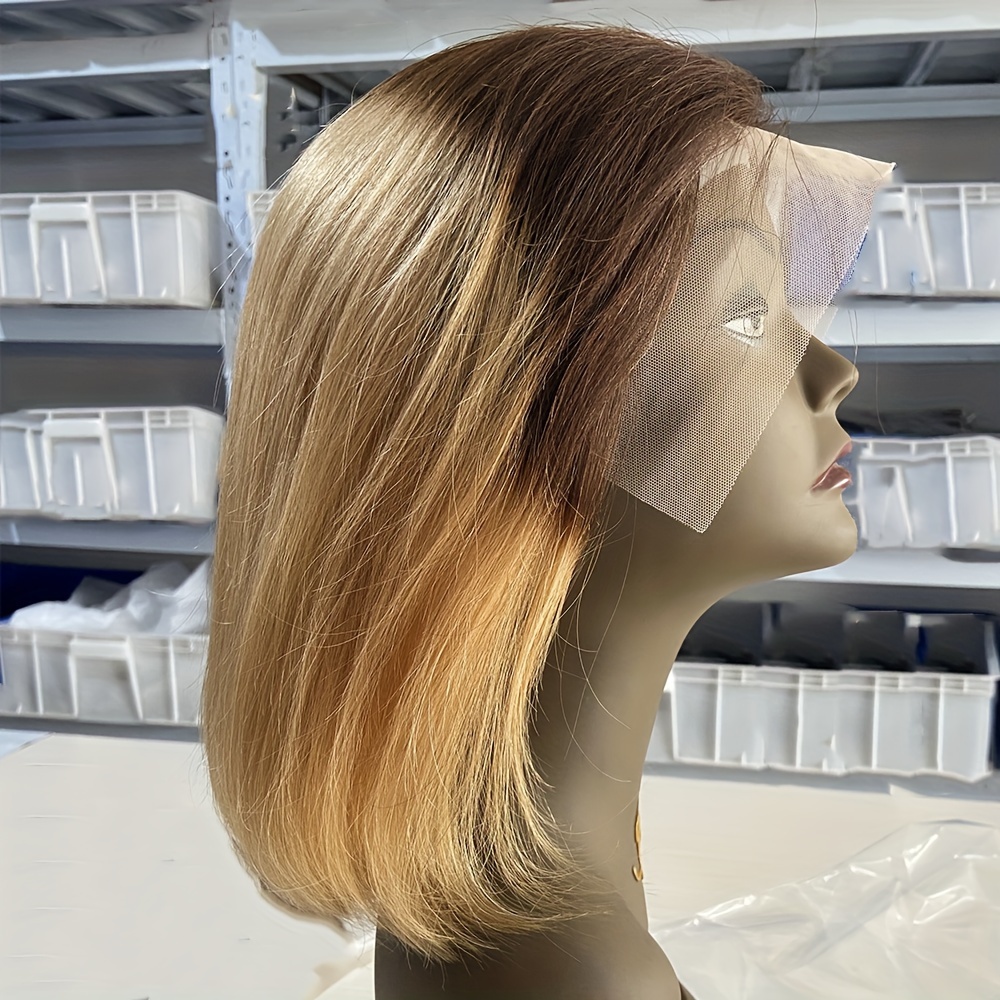 Bob Wig T Part Lace Wig Synthetic Side Part Short Hair Ombre Temu