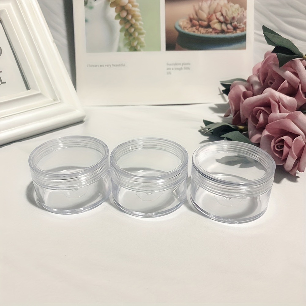 Empty Clear Cosmetic Jars Diamond shaped Mini Cosmetic - Temu